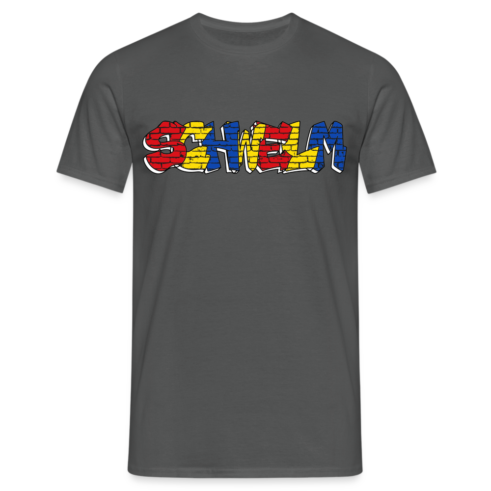 T-Shirt Schwelm "Graffiti" Wappen - charcoal grey
