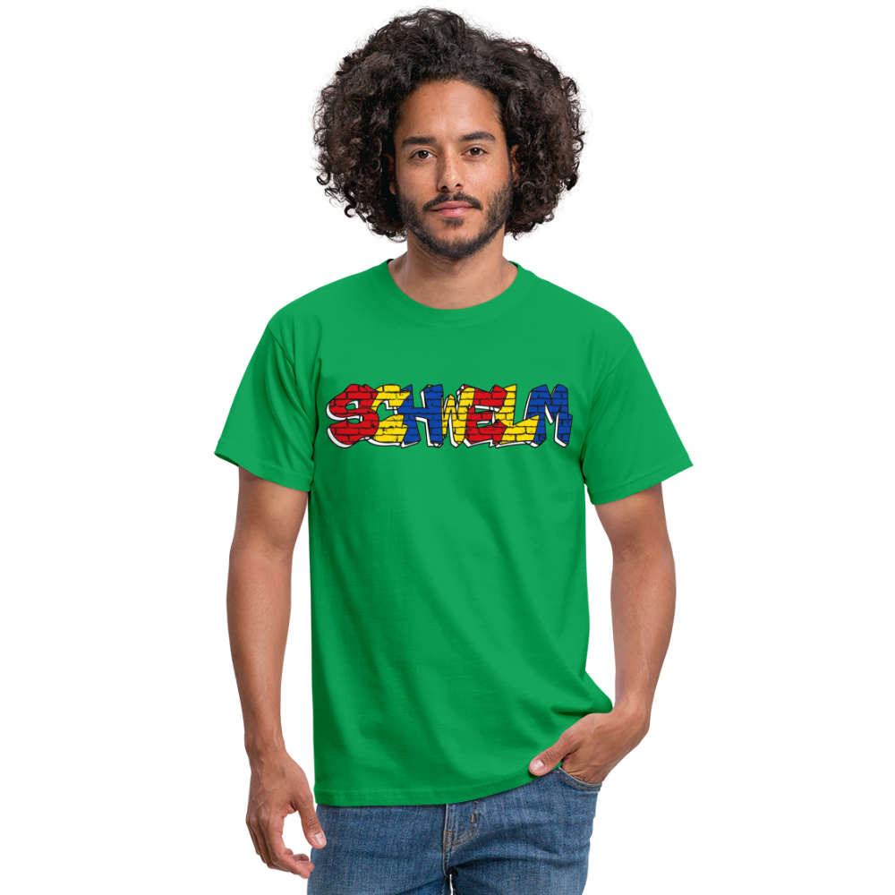 T-Shirt Schwelm "Graffiti" Wappen - kelly green