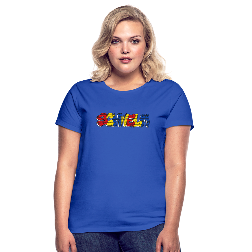 T-Shirt Ladies "Graffiti" Wappen Schwelm - royal blue