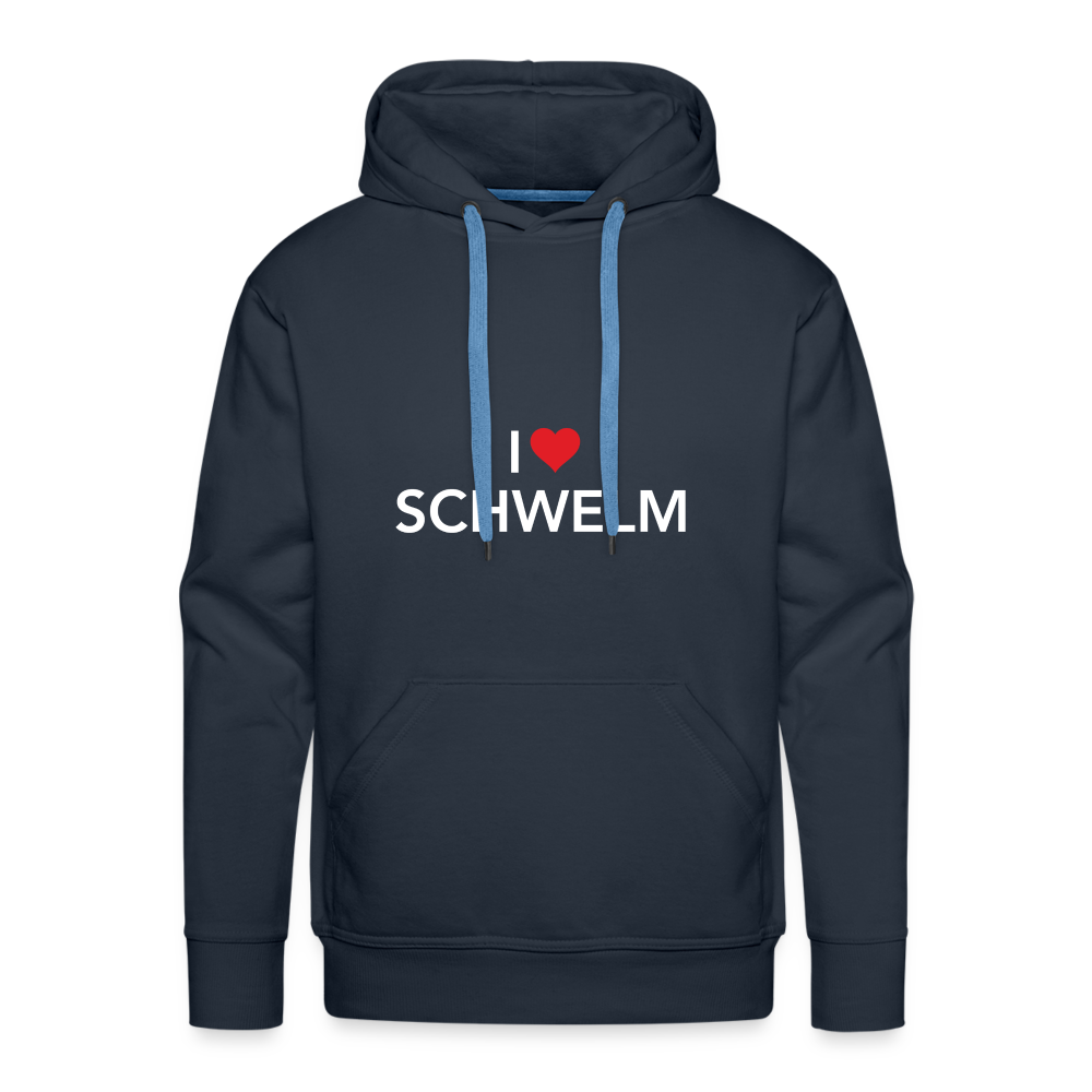 Hoodie I Love Schwelm - navy