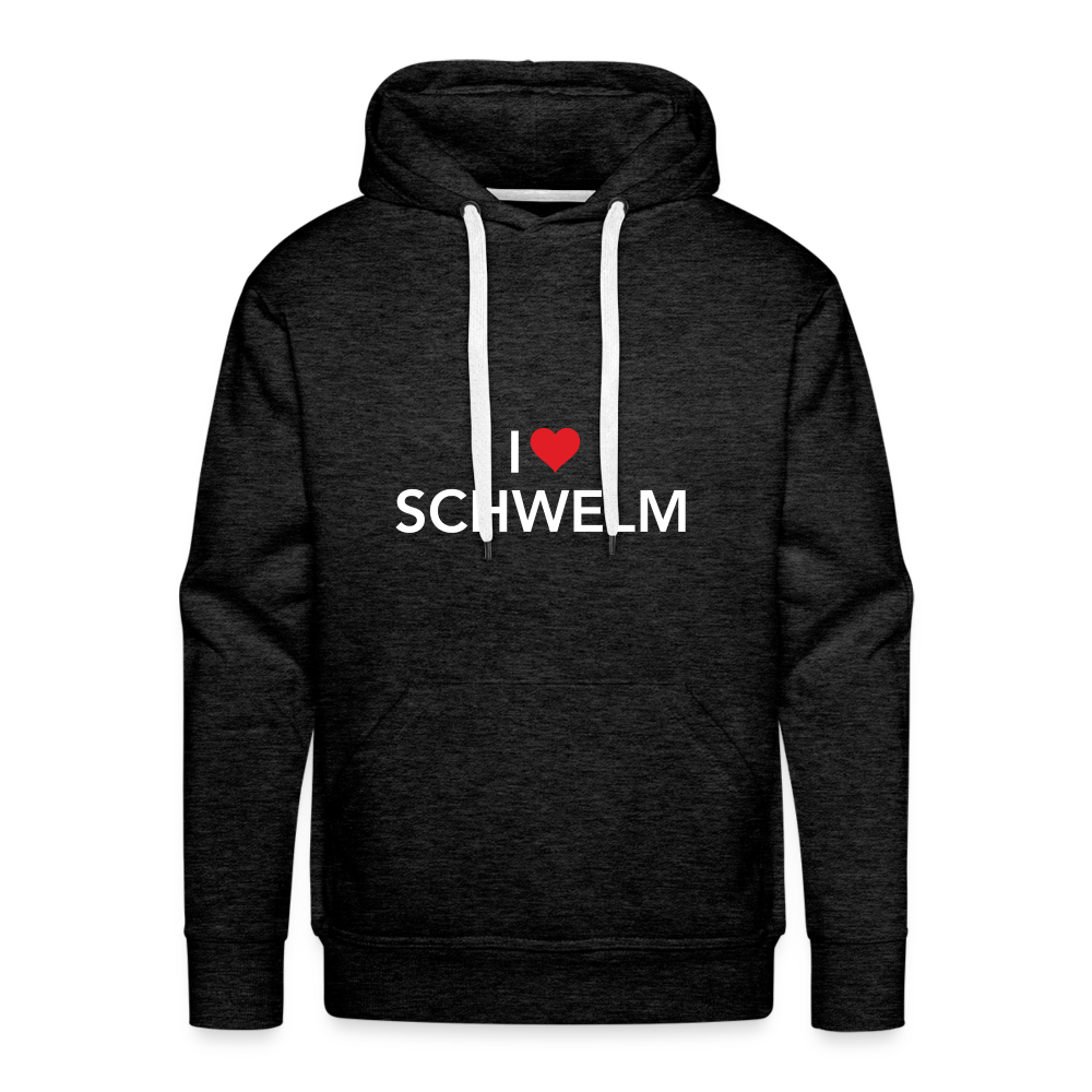 Hoodie I Love Schwelm - charcoal grey