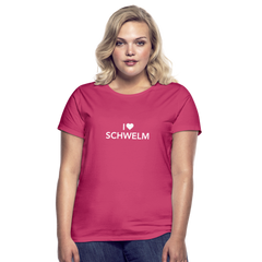 T-Shirt Ladies I Love Schwelm "Pink & Red Edition" - azalea
