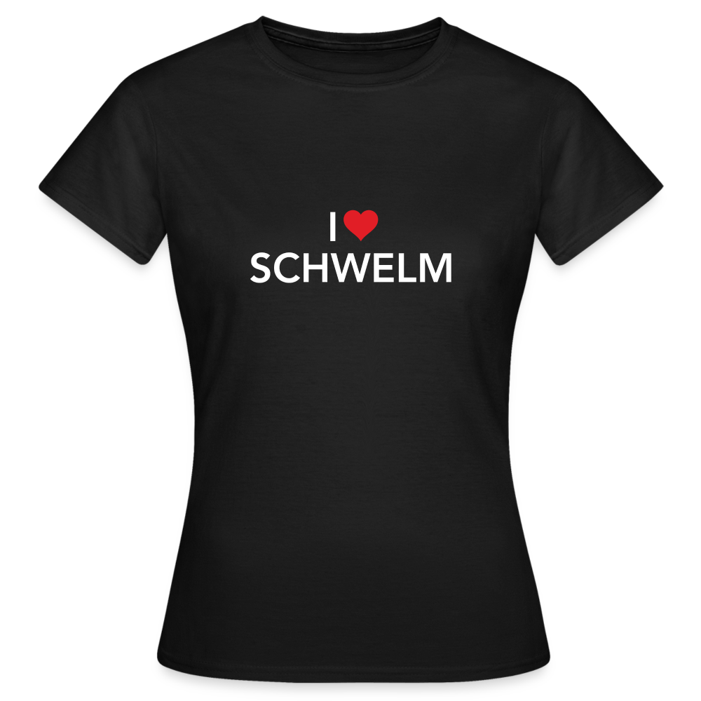 T-Shirt Ladies "I Love Schwelm" - black