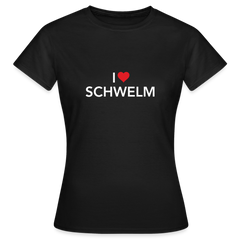 T-Shirt Ladies "I Love Schwelm" - black