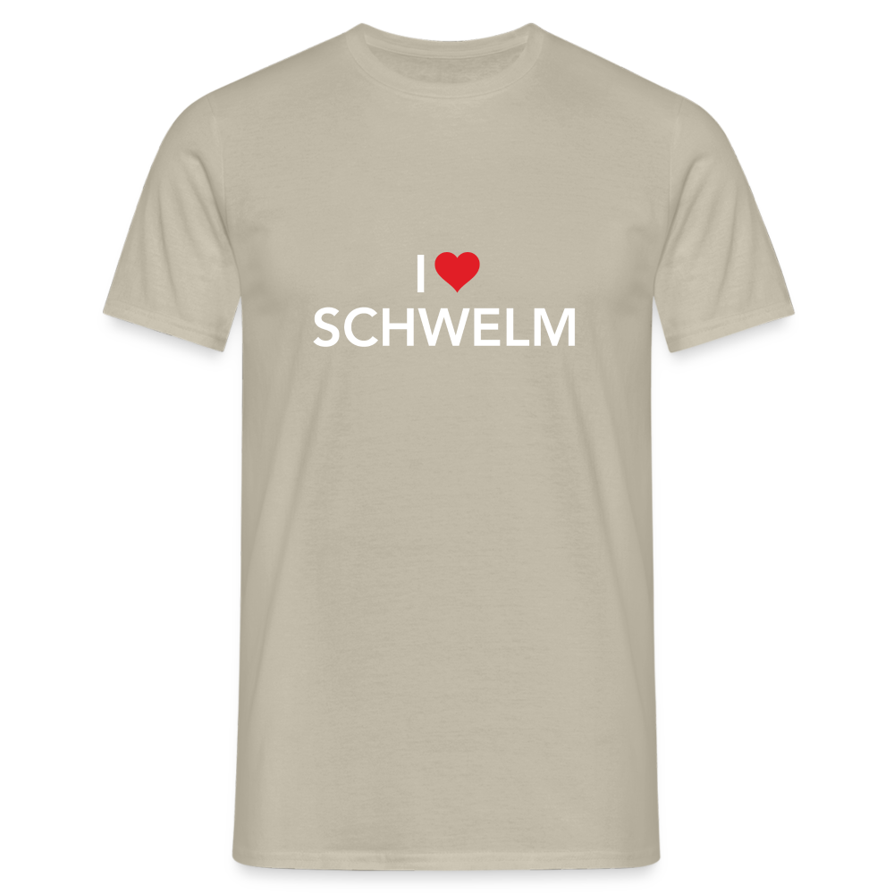T-Shirt "I Love Schwelm" - sand beige