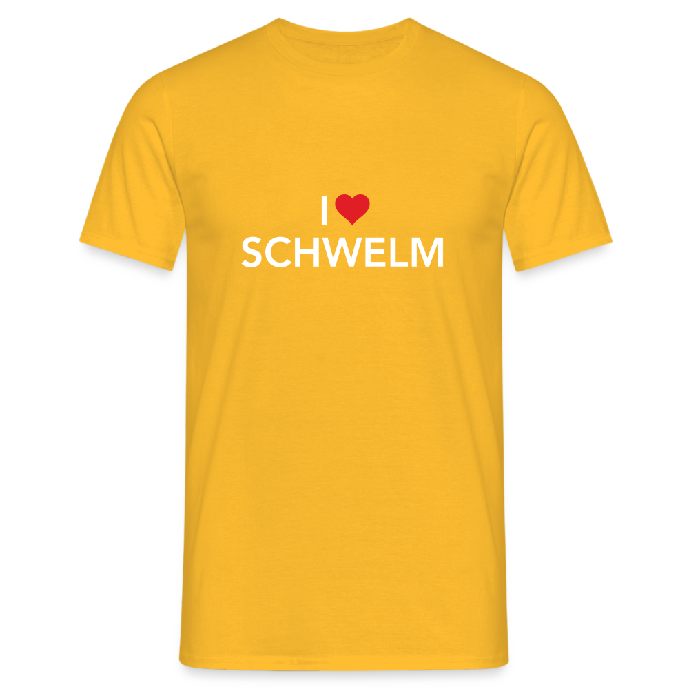 T-Shirt "I Love Schwelm" - yellow