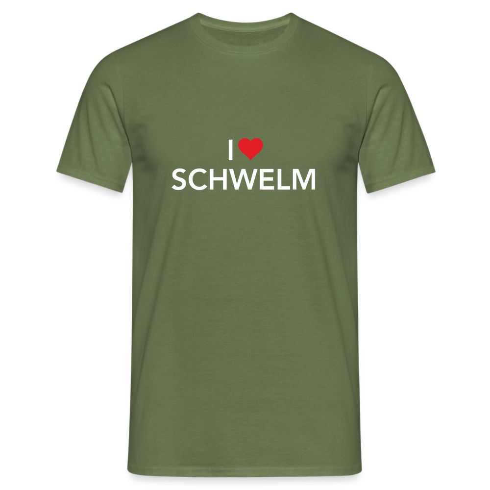 T-Shirt "I Love Schwelm" - military green