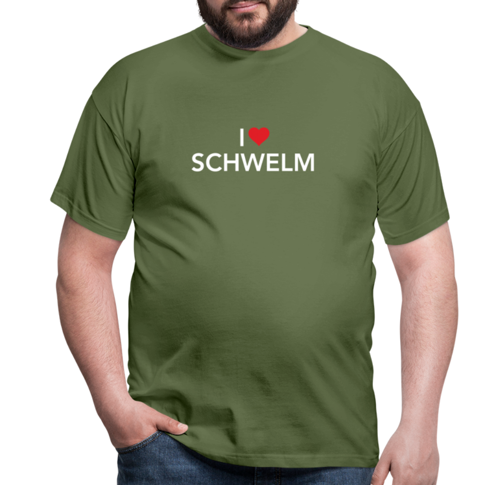 T-Shirt "I Love Schwelm" - military green