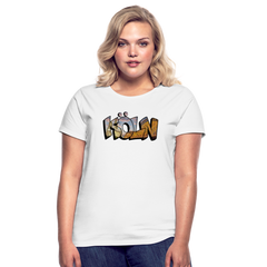 T-Shirt Ladies Köln "Skyline Sunset" - white