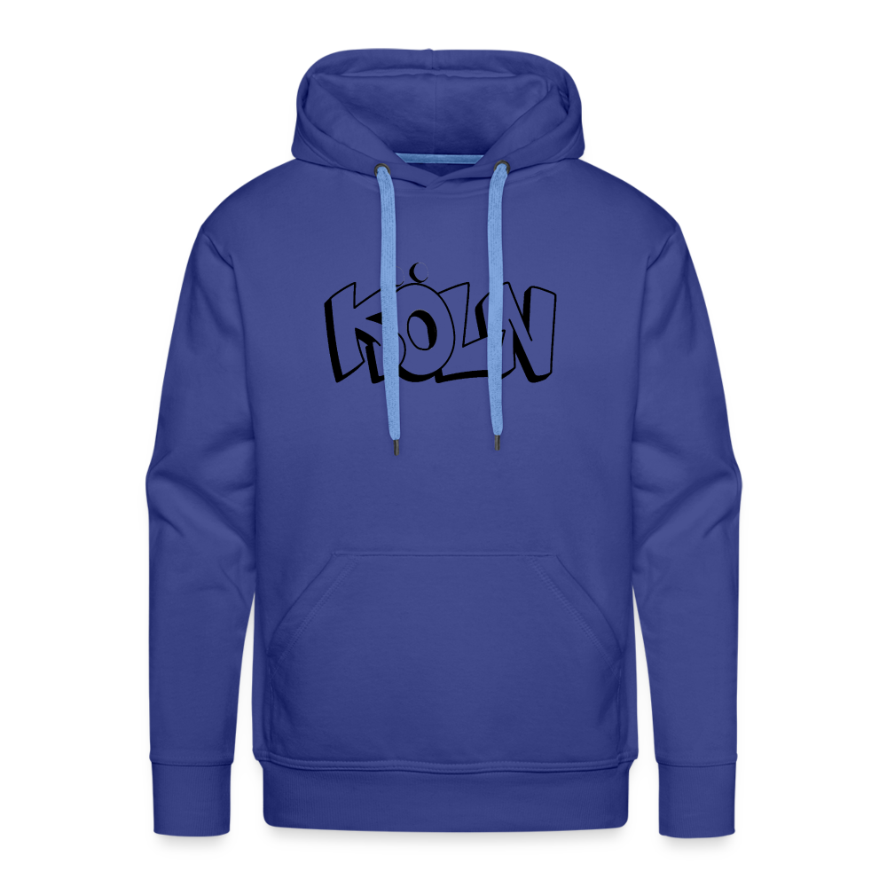 Hoodie Köln "Graffiti" Dark Edition - royal blue