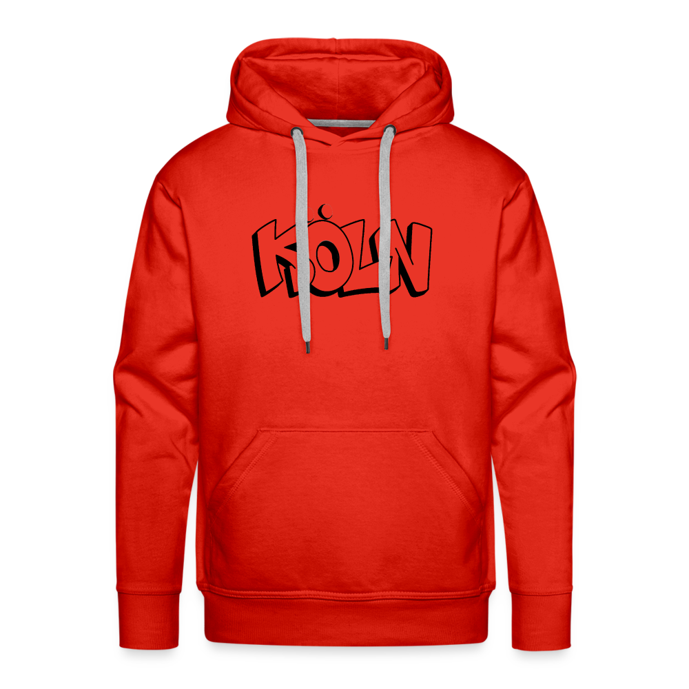 Hoodie Köln "Graffiti" Dark Edition - red