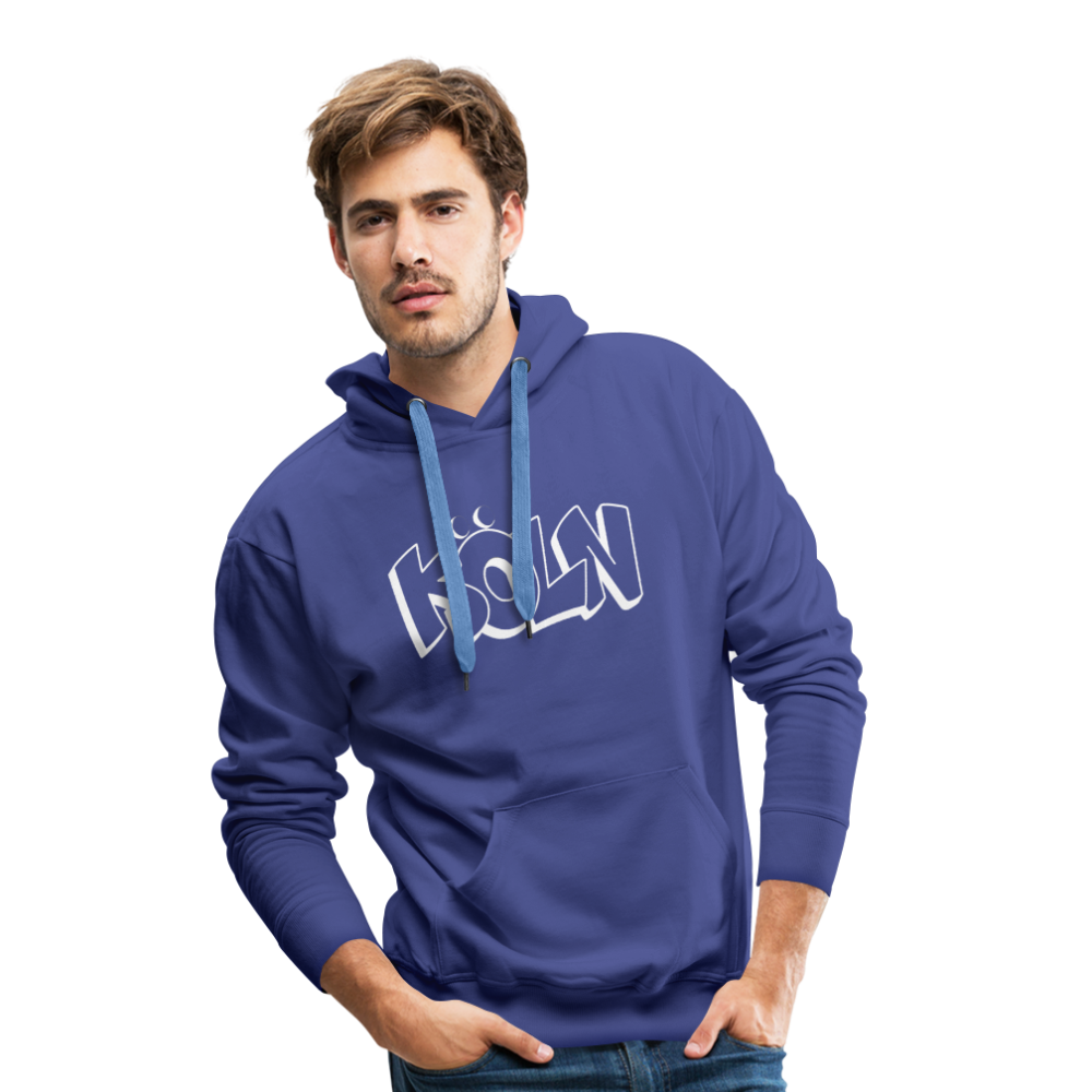 Hoodie Köln "Graffiti" Bright Edition - royal blue
