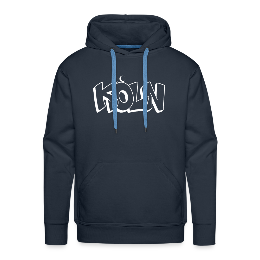 Hoodie Köln "Graffiti" Bright Edition - navy
