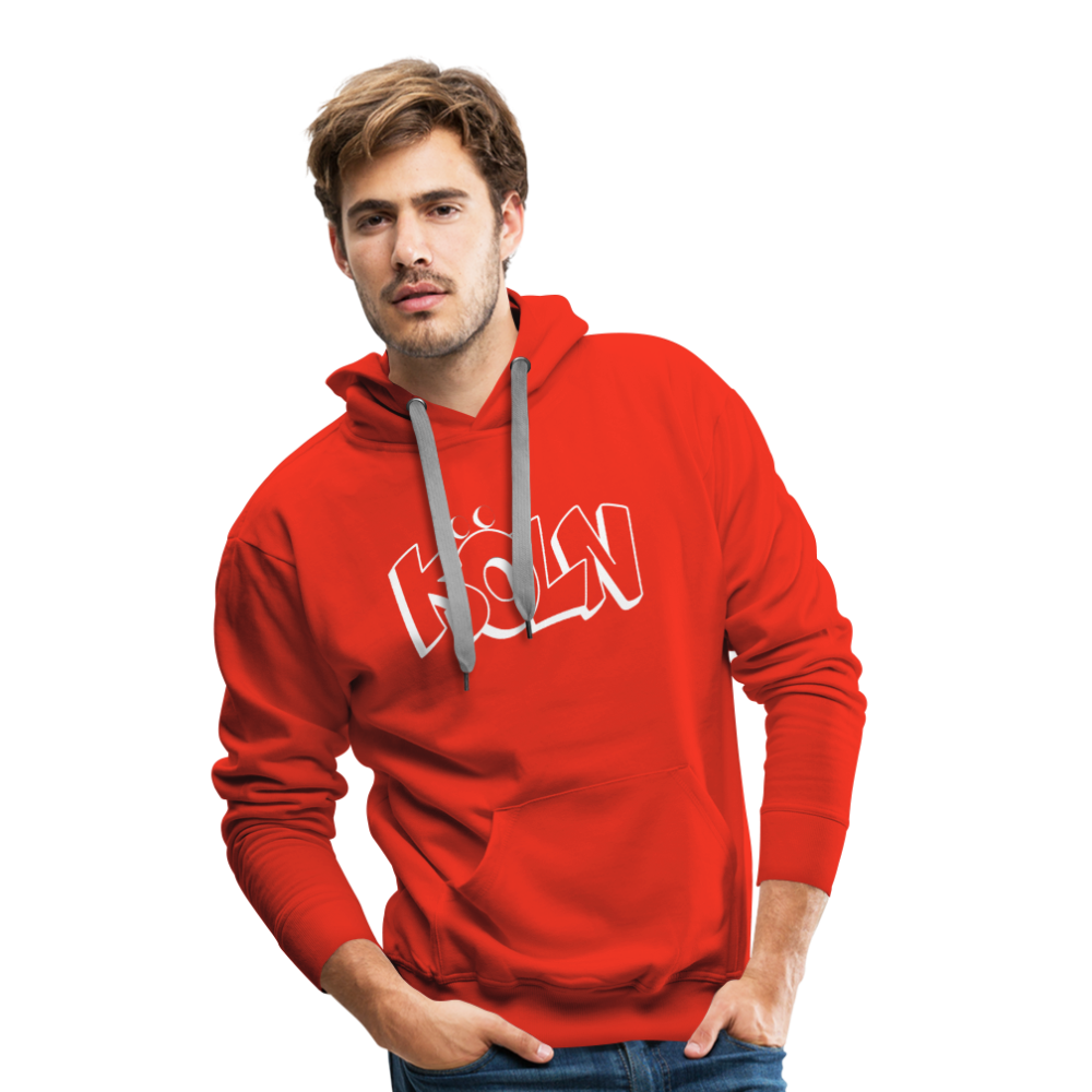Hoodie Köln "Graffiti" Bright Edition - red