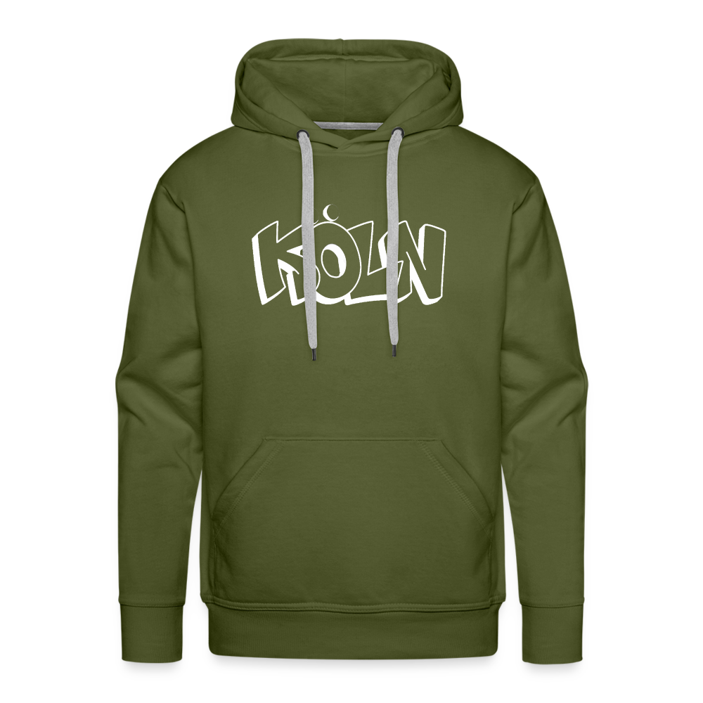 Hoodie Köln "Graffiti" Bright Edition - olive green