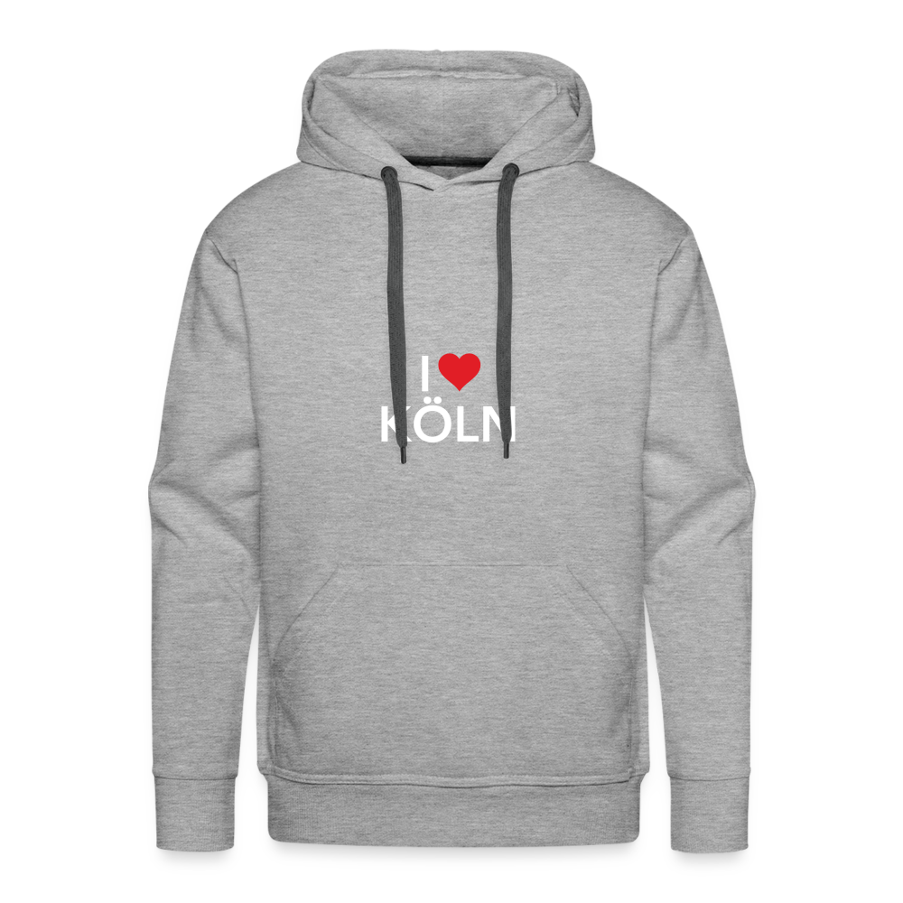 Hoodie "I Love Köln" Bright Edition - heather grey