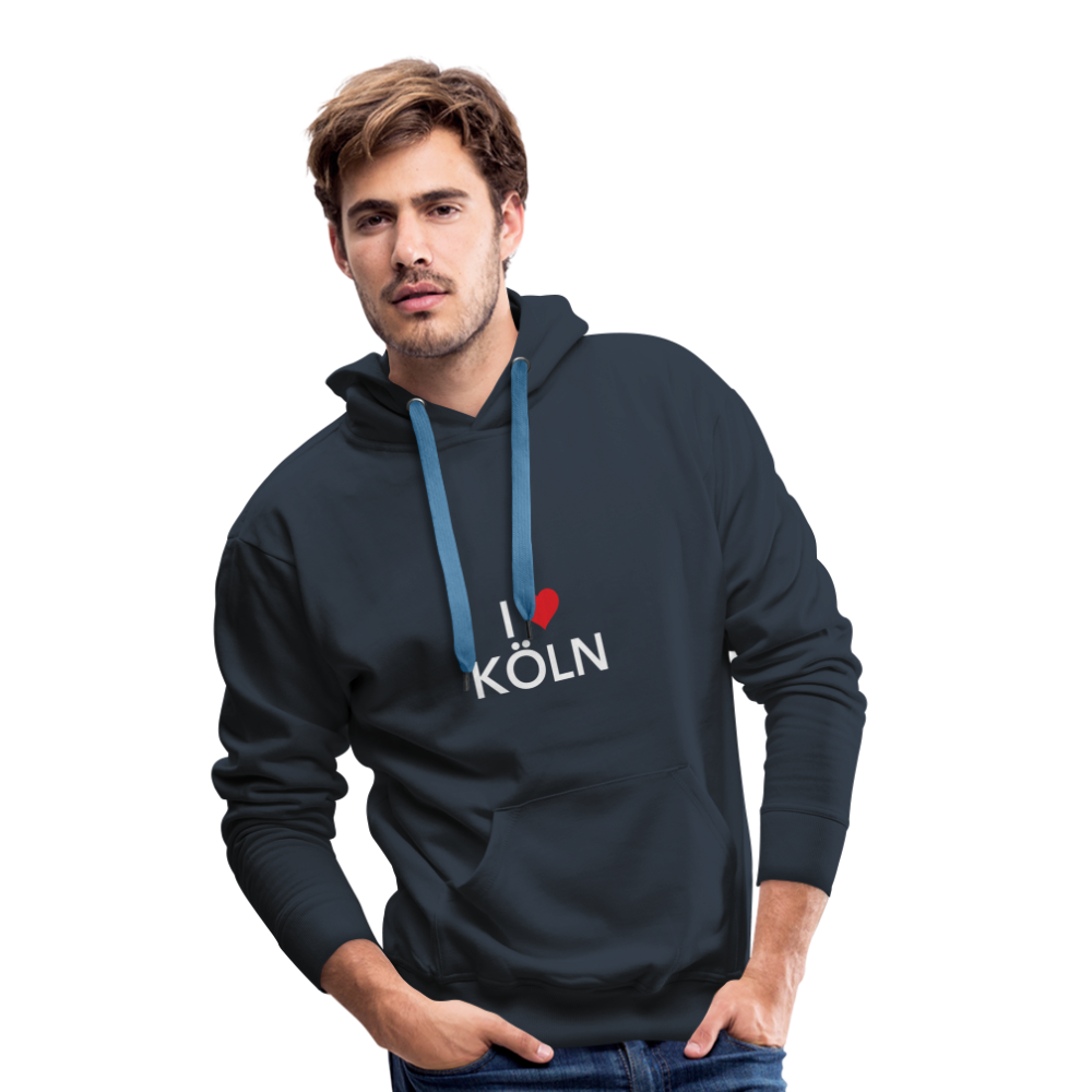 Hoodie "I Love Köln" Bright Edition - navy
