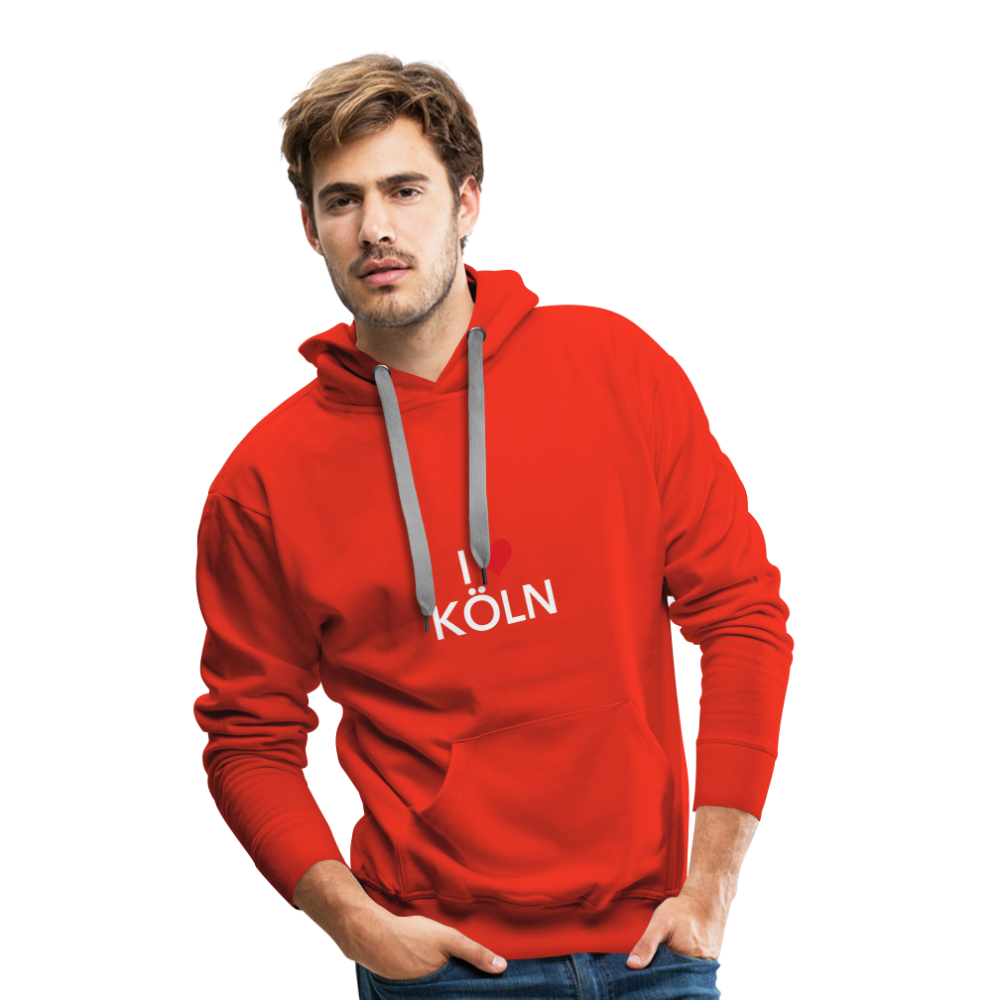 Hoodie "I Love Köln" Bright Edition - red