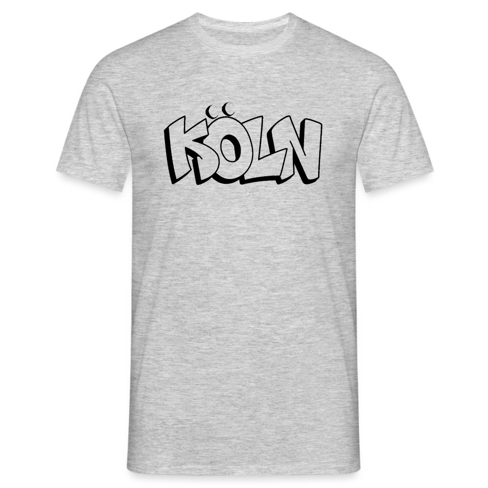 T-Shirt Köln "Graffiti" - heather grey