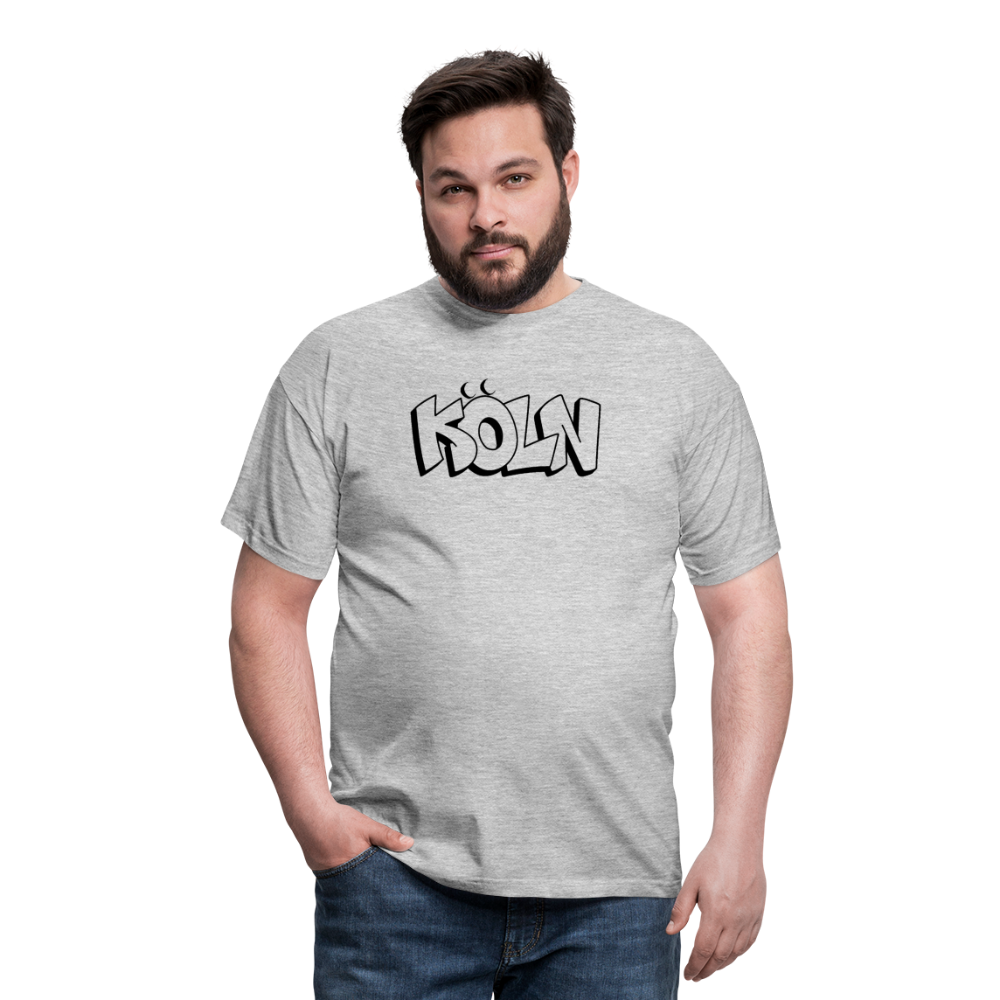 T-Shirt Köln "Graffiti" - heather grey