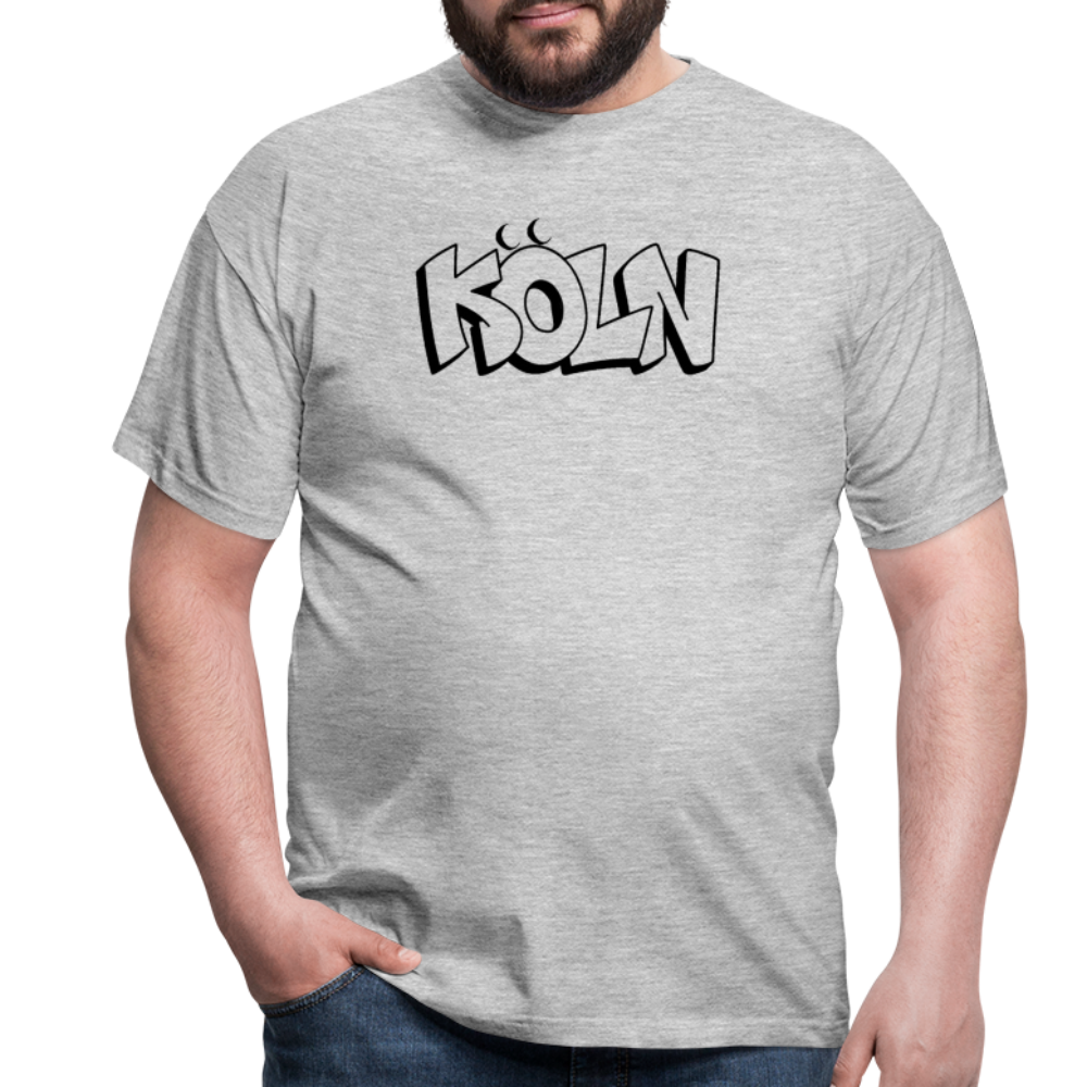 T-Shirt Köln "Graffiti" - heather grey