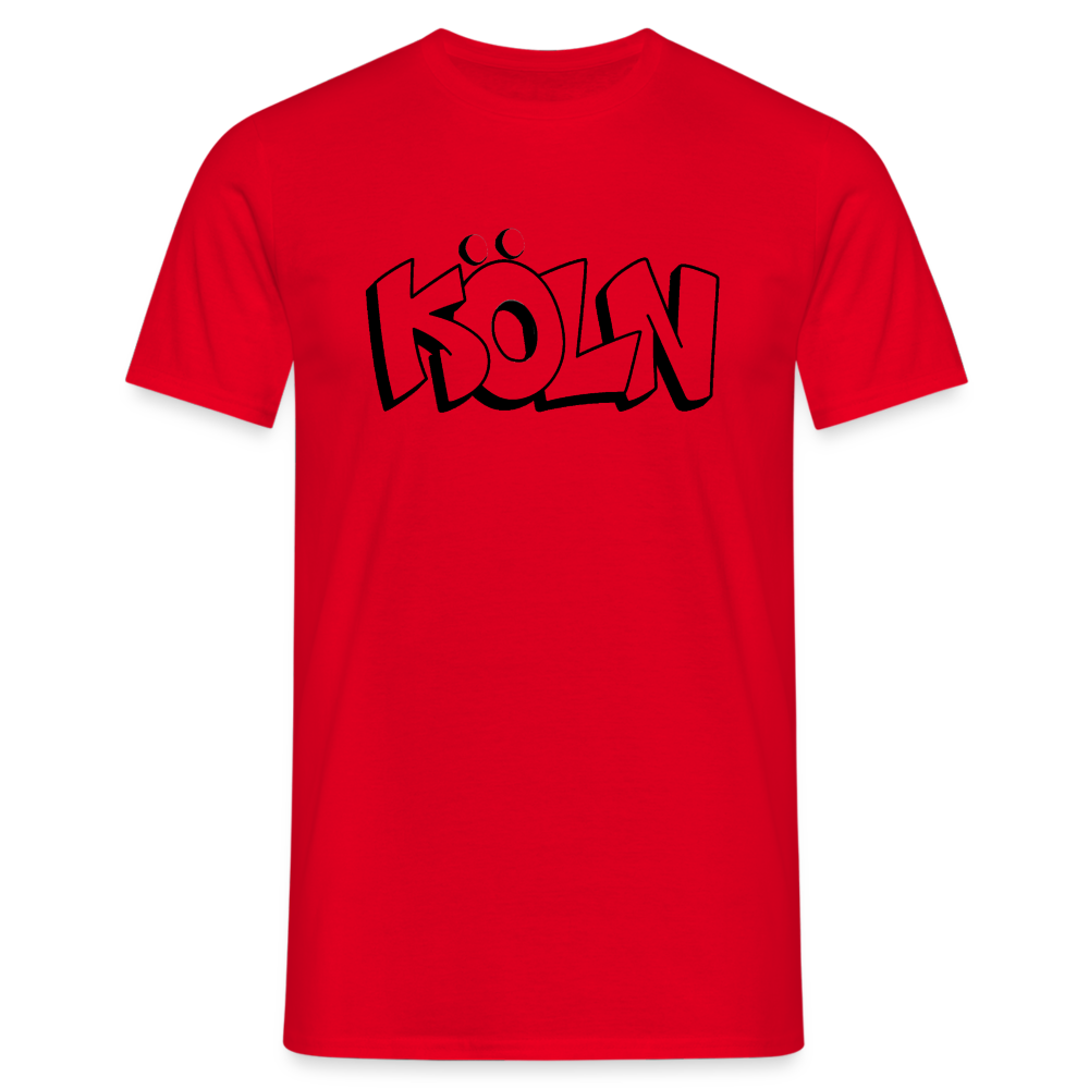 T-Shirt Köln "Graffiti" - red