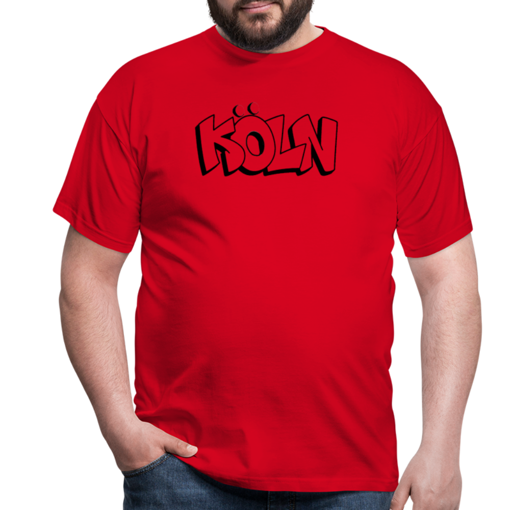 T-Shirt Köln "Graffiti" - red