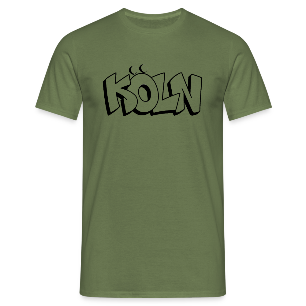 T-Shirt Köln "Graffiti" - military green