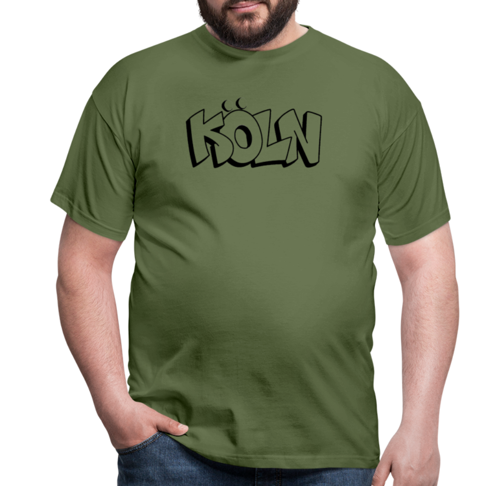T-Shirt Köln "Graffiti" - military green