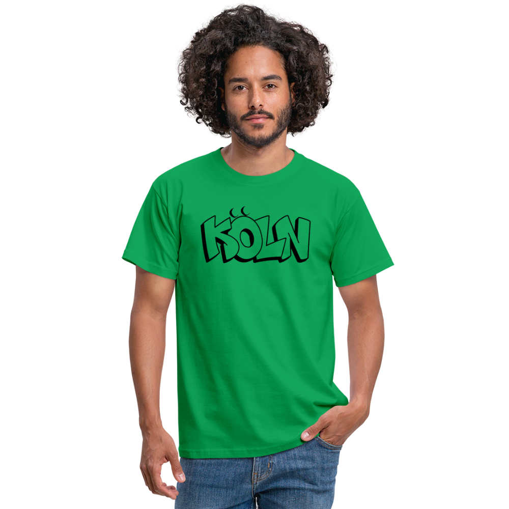 T-Shirt Köln "Graffiti" - kelly green