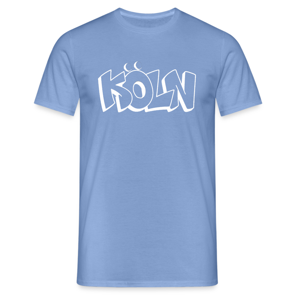 T-Shirt Köln "Graffiti" Bright Edition - carolina blue