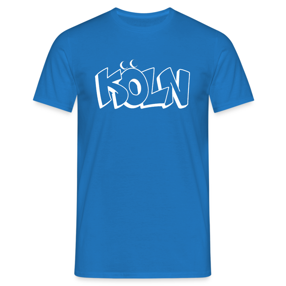 T-Shirt Köln "Graffiti" Bright Edition - royal blue