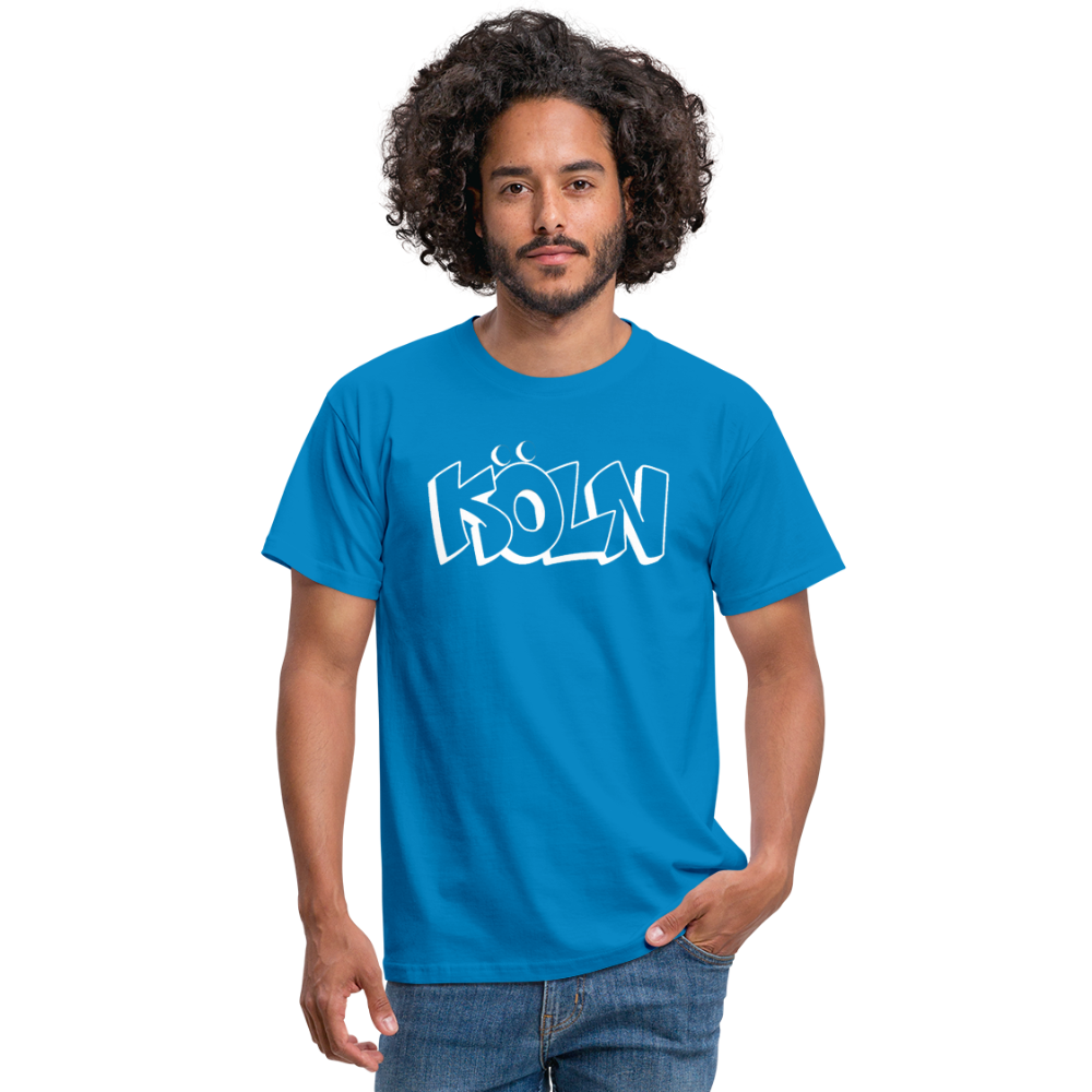 T-Shirt Köln "Graffiti" Bright Edition - royal blue