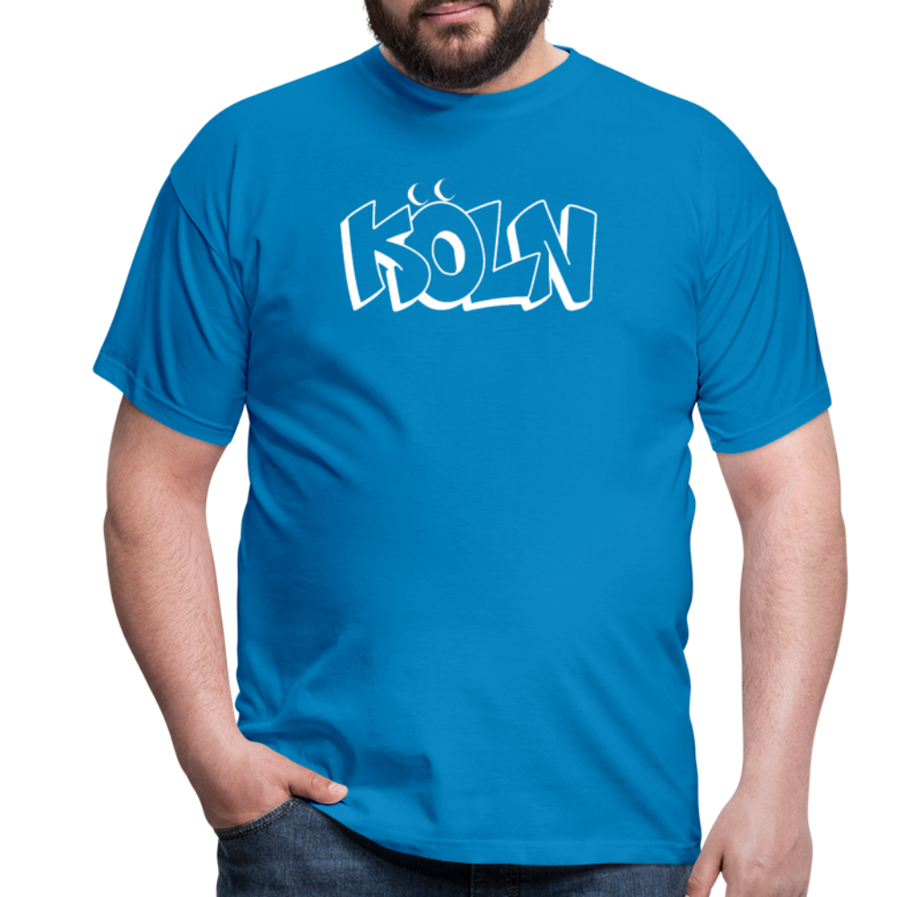 T-Shirt Köln "Graffiti" Bright Edition - royal blue