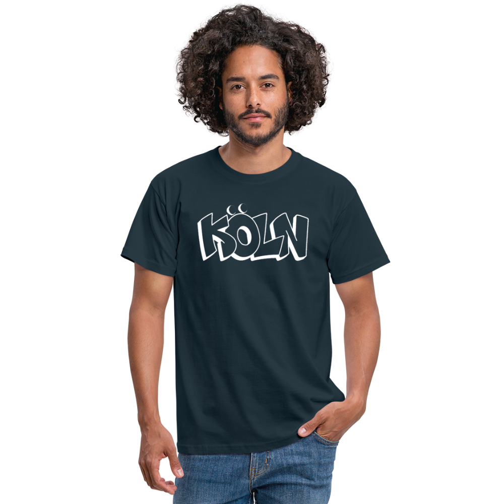 T-Shirt Köln "Graffiti" Bright Edition - navy