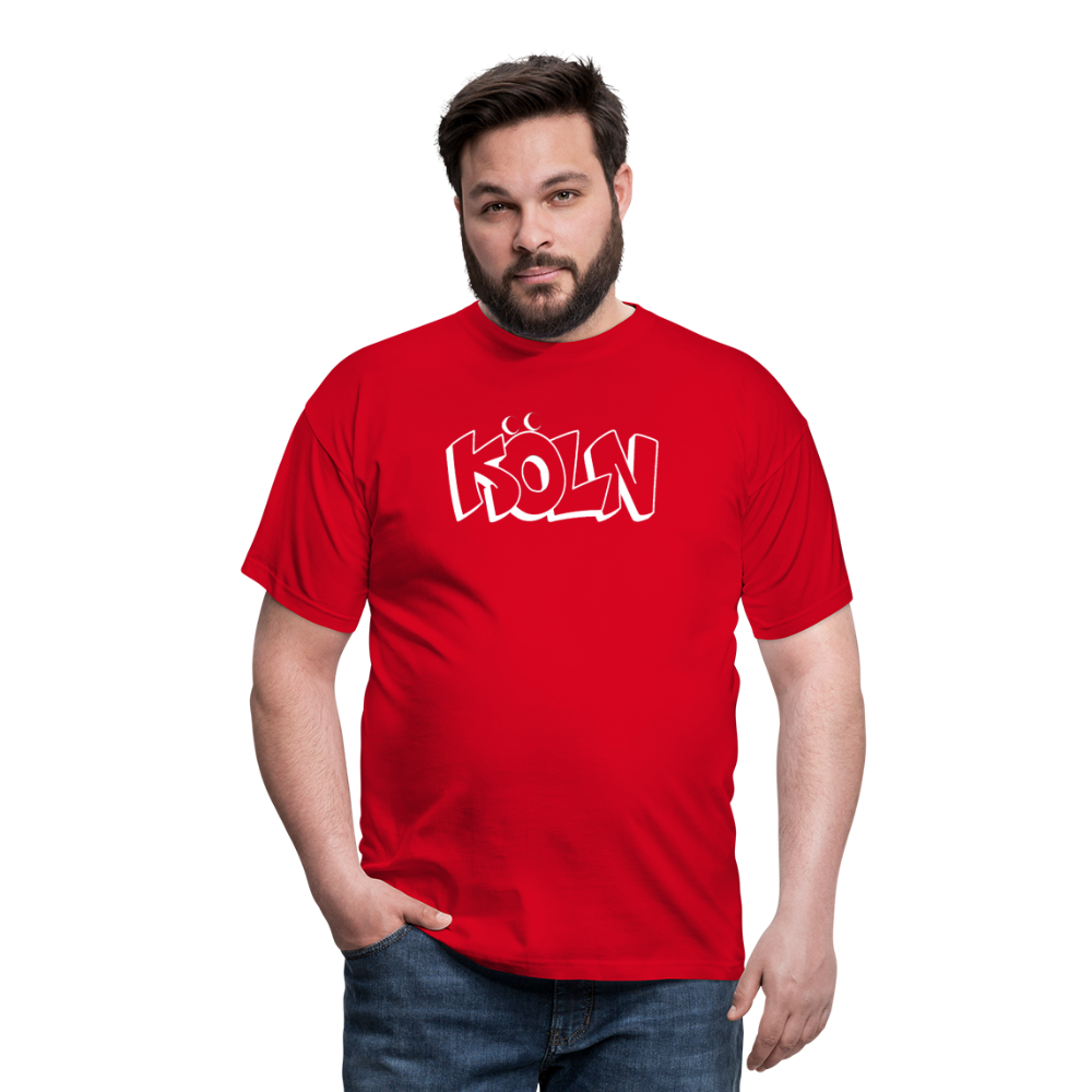 T-Shirt Köln "Graffiti" Bright Edition - red
