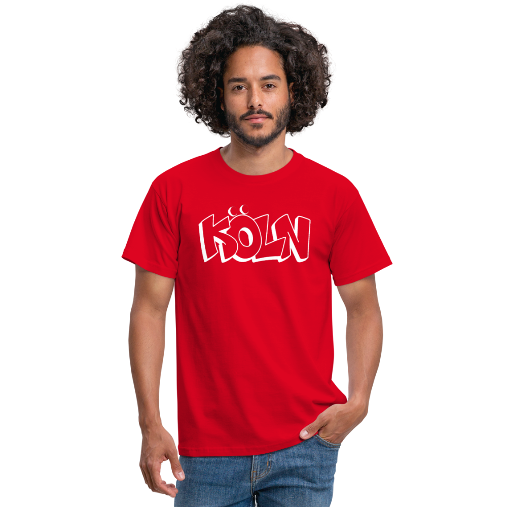 T-Shirt Köln "Graffiti" Bright Edition - red