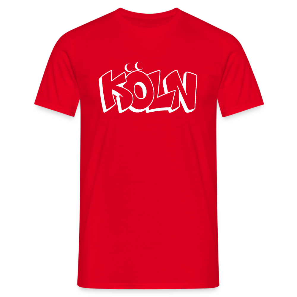 T-Shirt Köln "Graffiti" Bright Edition - red