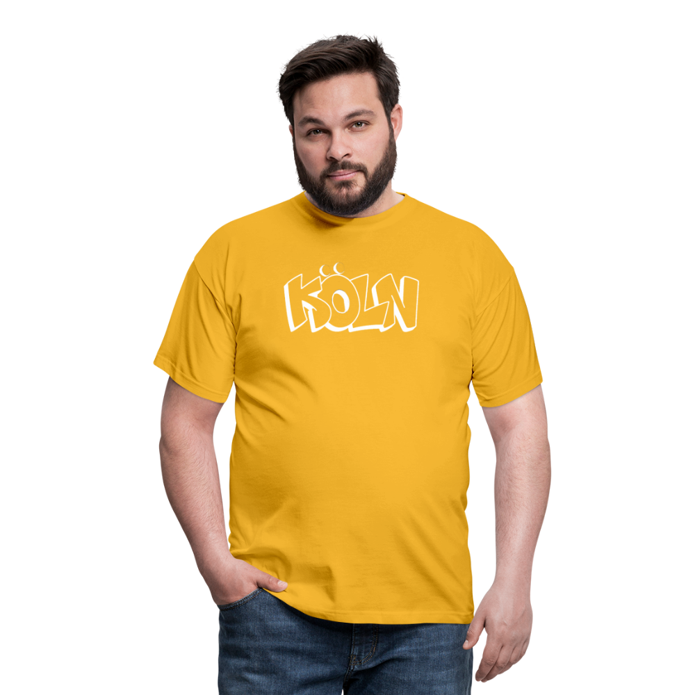 T-Shirt Köln "Graffiti" Bright Edition - yellow