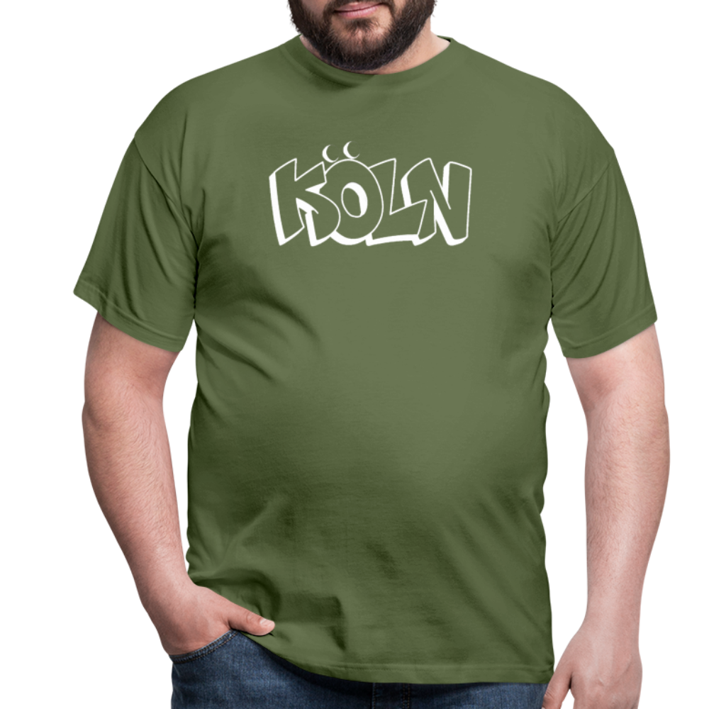 T-Shirt Köln "Graffiti" Bright Edition - military green