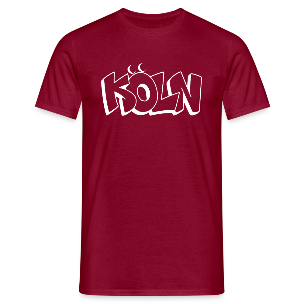 T-Shirt Köln "Graffiti" Bright Edition - brick red