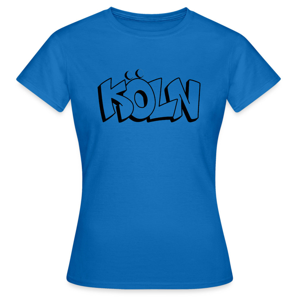 T-Shirt Ladies Köln "Graffiti" - royal blue