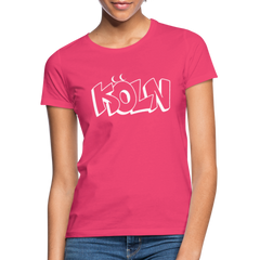 T-Shirt Ladies Köln "Graffiti" Bright Edition - azalea