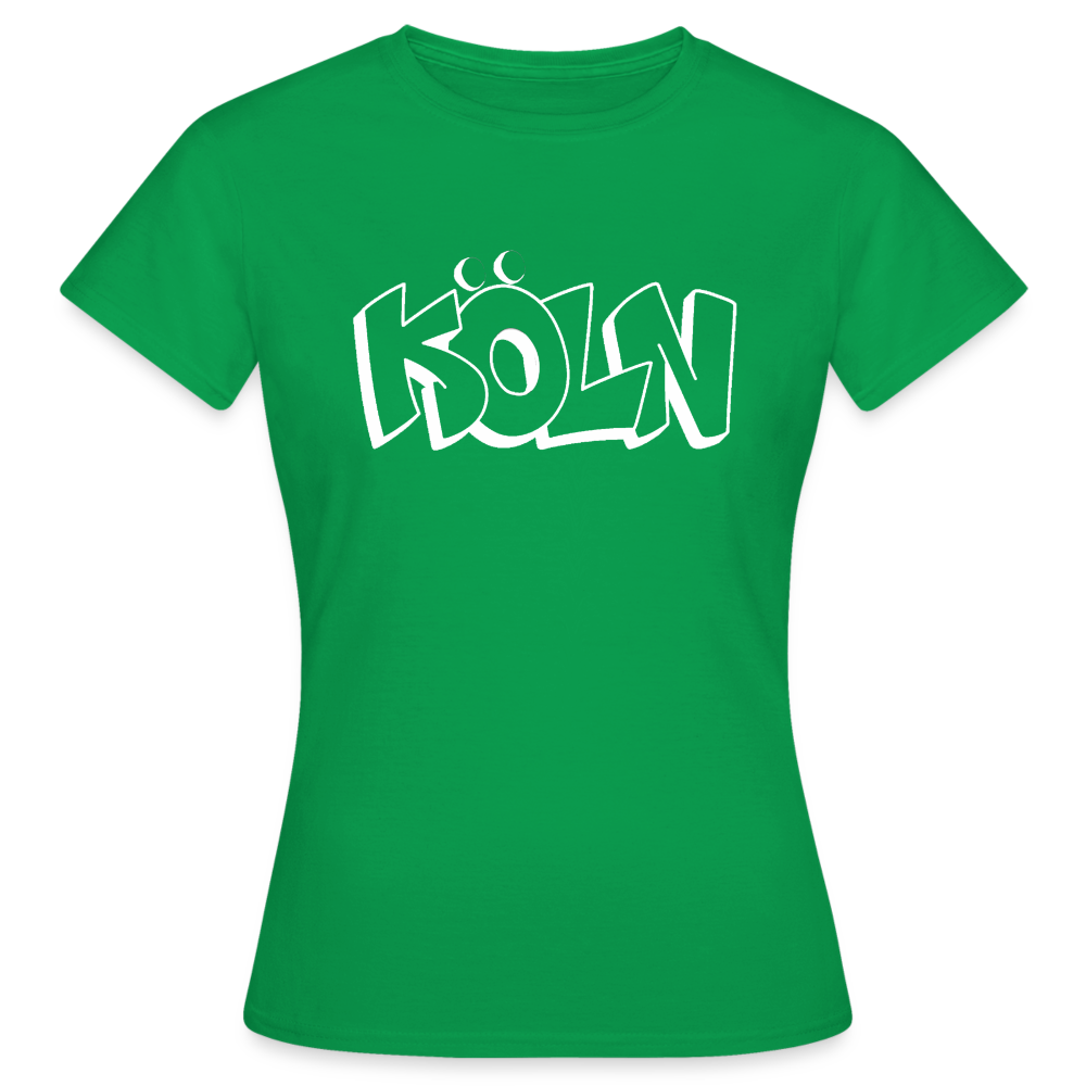 T-Shirt Ladies Köln "Graffiti" Bright Edition - kelly green