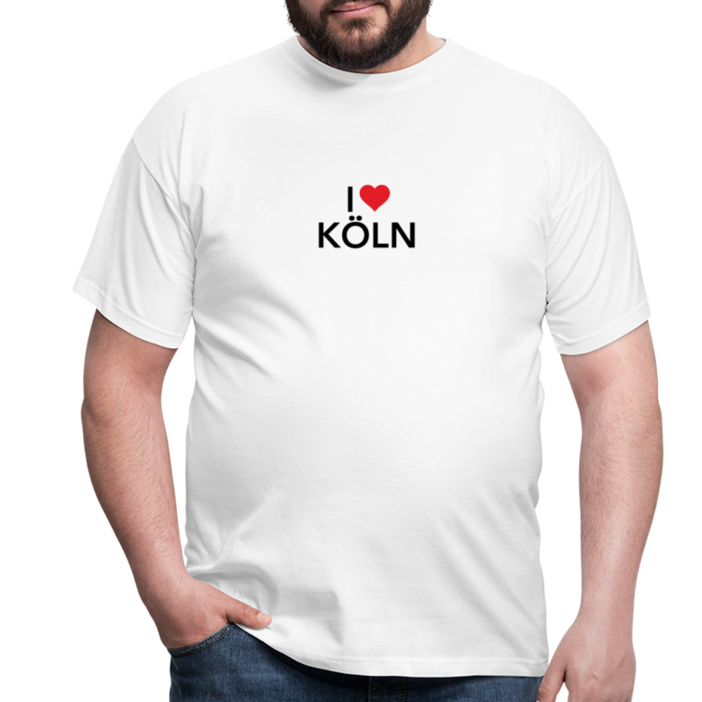 T-Shirt "I Love Köln" - white