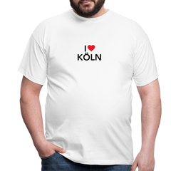 T-Shirt "I Love Köln" - white