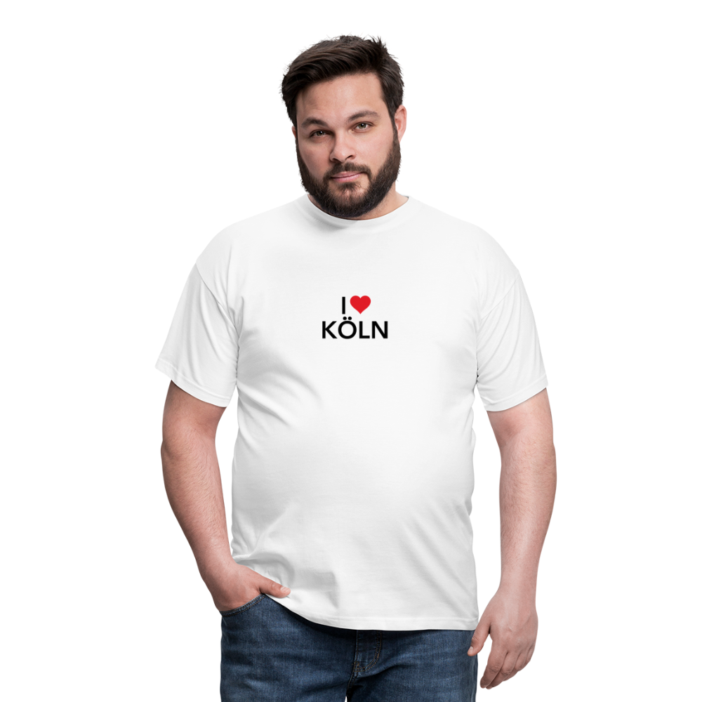 T-Shirt "I Love Köln" - white