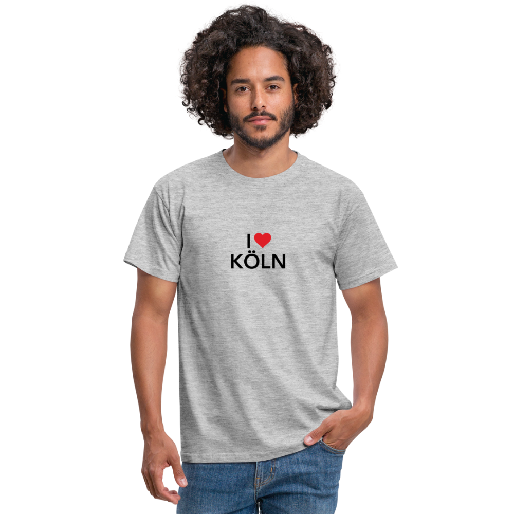 T-Shirt "I Love Köln" - heather grey