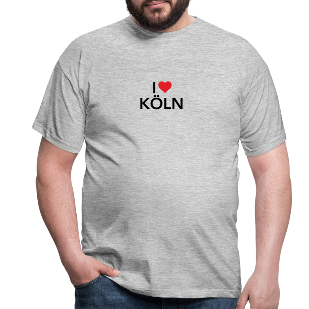 T-Shirt "I Love Köln" - heather grey