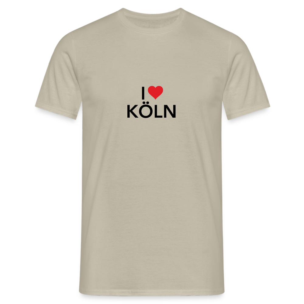 T-Shirt "I Love Köln" - sand beige
